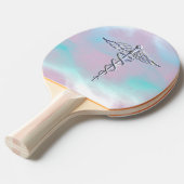 クロムライクカドゥセウス医療シンボルマザーパールD 卓球ラケット (正面アングル)