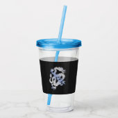 クロムライクシルバードラゴンブラックスネークスキンスタイル アクリルタンブラー (裏面)