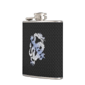 クロムライクシルバードラゴンブラックスネークスキンスタイル フラスク (左)