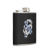 クロムライクシルバードラゴンブラックスネークスキンスタイル フラスク (右)
