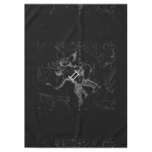 クロムライクジェミニ〔占星術の〕十二宮図サインオンヘベリウス テーブルクロス (正面)