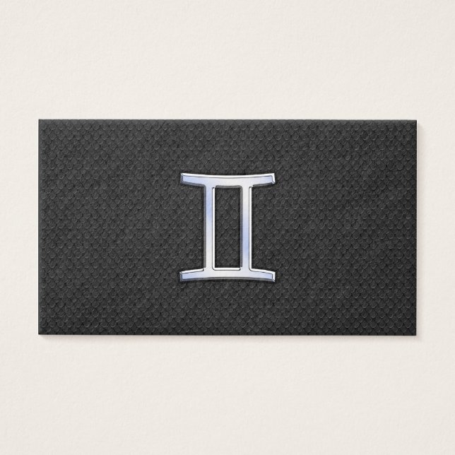 クロムライクジェミニ〔占星術の〕十二宮図標識 (正面)