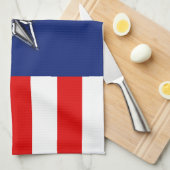 クロムライクスターオンフェスティバル愛国色 キッチンタオル (四つ折り)