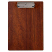 クロムライクチスルオンマホガニーウッドスタイル クリップボード (正面)