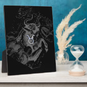 クロムライクトーラス〔占星術の〕十二宮図オンヘベリウスブラック フォトプラーク (側面)