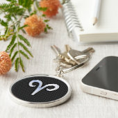 クロムライクモダンアリー〔占星術の〕十二宮図標識 キーホルダー (側面)