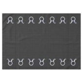 クロムライクモダントーラス〔占星術の〕十二宮図標識 テーブルクロス (正面(横))