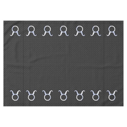 クロムライクモダントーラス〔占星術の〕十二宮図標識 テーブルクロス (正面(横))