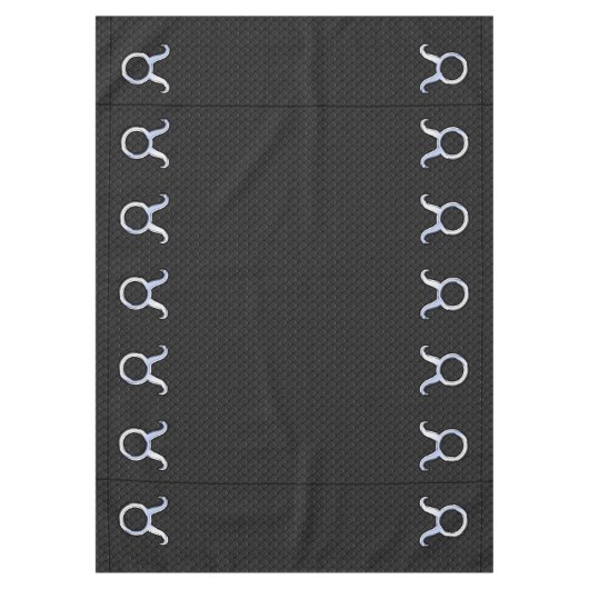 クロムライクモダントーラス〔占星術の〕十二宮図標識 テーブルクロス (正面)