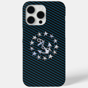クロムライクヨットフラググリル車のプリント iPhone 15 PRO MAXケース