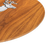 クロムライクランニングの鹿オン素晴らしチークプリント カッティングボード (角)