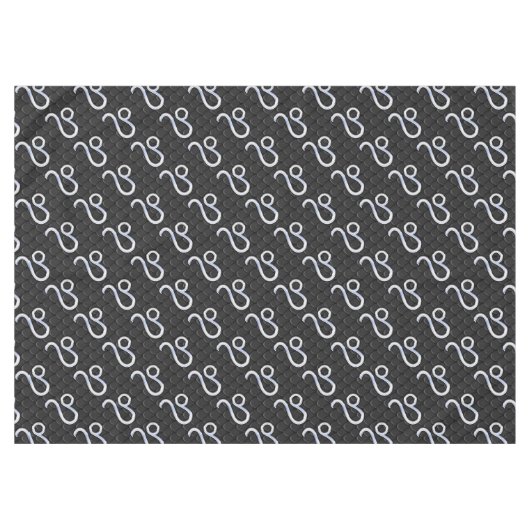 クロムライクレオ〔占星術の〕十二宮図サインオンスネークスキンデコール テーブルクロス (正面(横))