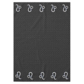 クロムライクレオ〔占星術の〕十二宮図サインオンスネークスキンデコール テーブルクロス (正面)