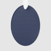 クロムライクレオ〔占星術の〕十二宮図サインブルーカーボンファイバー オーナメント (裏面)