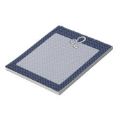 クロムライクレオ〔占星術の〕十二宮図サインブルーカーボンファイバー ノートパッド (回転)