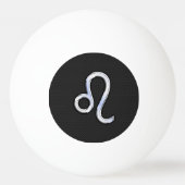 クロムライクレオ〔占星術の〕十二宮図シンボルのスネークスキン 卓球ボール (裏面)