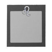 クロムライクレオ〔占星術の〕十二宮図スネークスキン ノートパッド (正面)