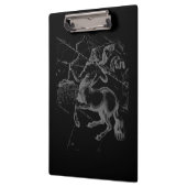 クロムライク射手座〔占星術の〕十二宮図サインヘベリウス クリップボード (左)