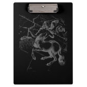 クロムライク射手座〔占星術の〕十二宮図サインヘベリウス クリップボード (正面)