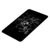 クロムライク射手座〔占星術の〕十二宮図サインヘベリウス マグネット (左側)