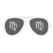 クロムライク《星座》乙女座〔占星術の〕十二宮図ブラックスネークスキン アビエーターサングラス (正面)