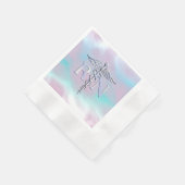 クロムライクRNカドゥセウスinマザーパールスタイル 縁ありカクテルナプキン (角)