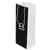 クロムライブラライブラシンボル〔占星術の〕十二宮図スネークスキンデコール ワインギフトバッグ (正面アングル)