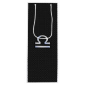 クロムライブラライブラシンボル〔占星術の〕十二宮図スネークスキンデコール ワインギフトバッグ (正面)