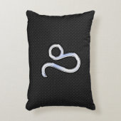 クロムレオのようなヘビの肌にサイン アクセントクッション (正面(垂直))