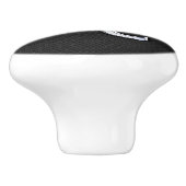 クロムレオのようなヘビの肌にサイン セラミックノブ (側面)