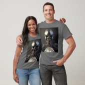 クロムロボットサッカースカル – サッカーTシャツ Tシャツ (ユニセックス)