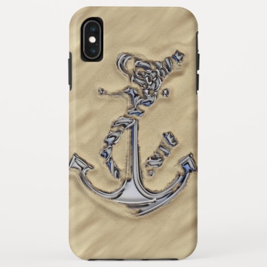 クロムロープいかりオンビーチ Case-Mate iPhoneケース (裏面)