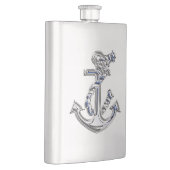 クロムロープいかり航海のプリント フラスク (右)