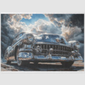 クロムヴィンテージ車のデコパージュ 薄葉紙 (正面)