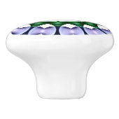 クロム上敷が付いている明るい花の万華鏡のように千変万化するパターン セラミックノブ (側面)