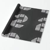 クロム二包紙 ラッピングペーパー (アンロールド)