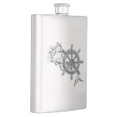 クロム人魚の航海のなプリント フラスク (右)