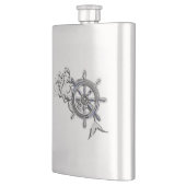 クロム人魚の航海のなプリント フラスク (左)