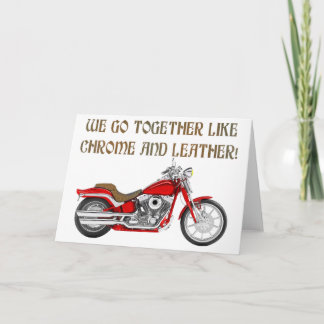 クロム及び革 カード