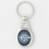 クロム天秤座 キーホルダー (正面)