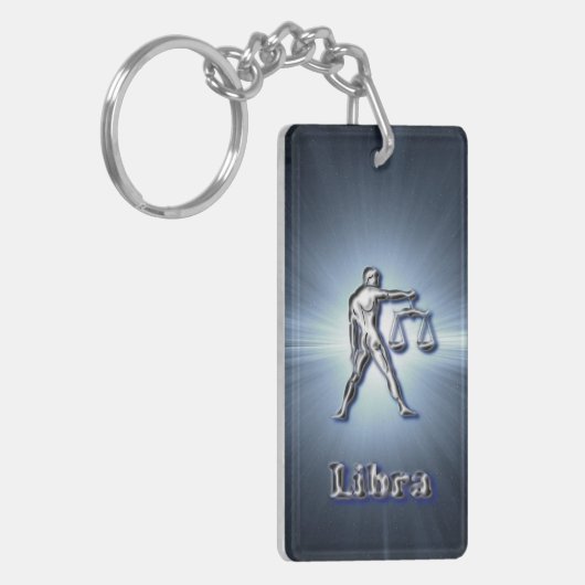 クロム天秤座 キーホルダー (正面左)