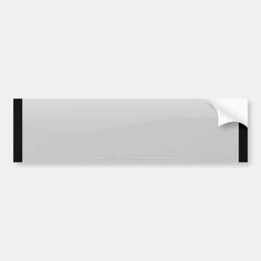 クロム斜めのレイアウト バンパーステッカー (正面)