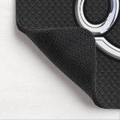 クロム様がん〔占星術の〕十二宮図のシンボルのヘビスタイル マウスパッド (コーナー)