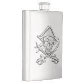 クロム海賊スカルの航海のなプリント フラスク (右)