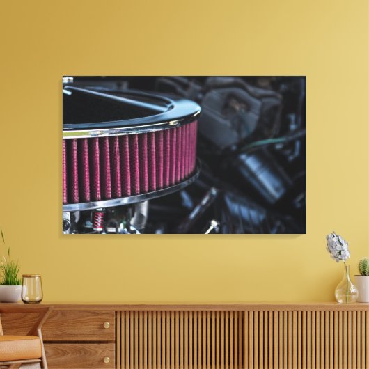 クロム空気取入口 キャンバスプリント (インサイチュ (リビング))