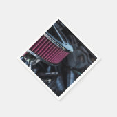 クロム空気取入口 スタンダードカクテルナプキン (角)