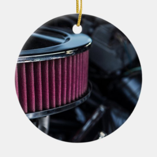 クロム空気取入口 セラミックオーナメント (正面)