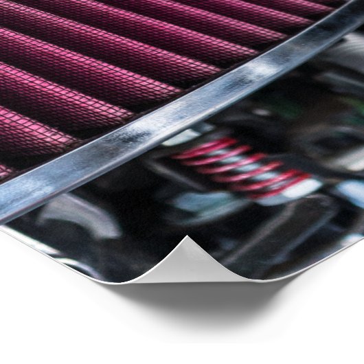 クロム空気取入口 ポスター (角)