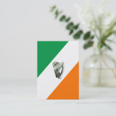 クロム緑のハープの緑のオレンジ名刺 名刺 (スタンド正面)