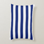 クロム航海のいかりオンネイビーストライププリント アクセントクッション (裏面(縦))